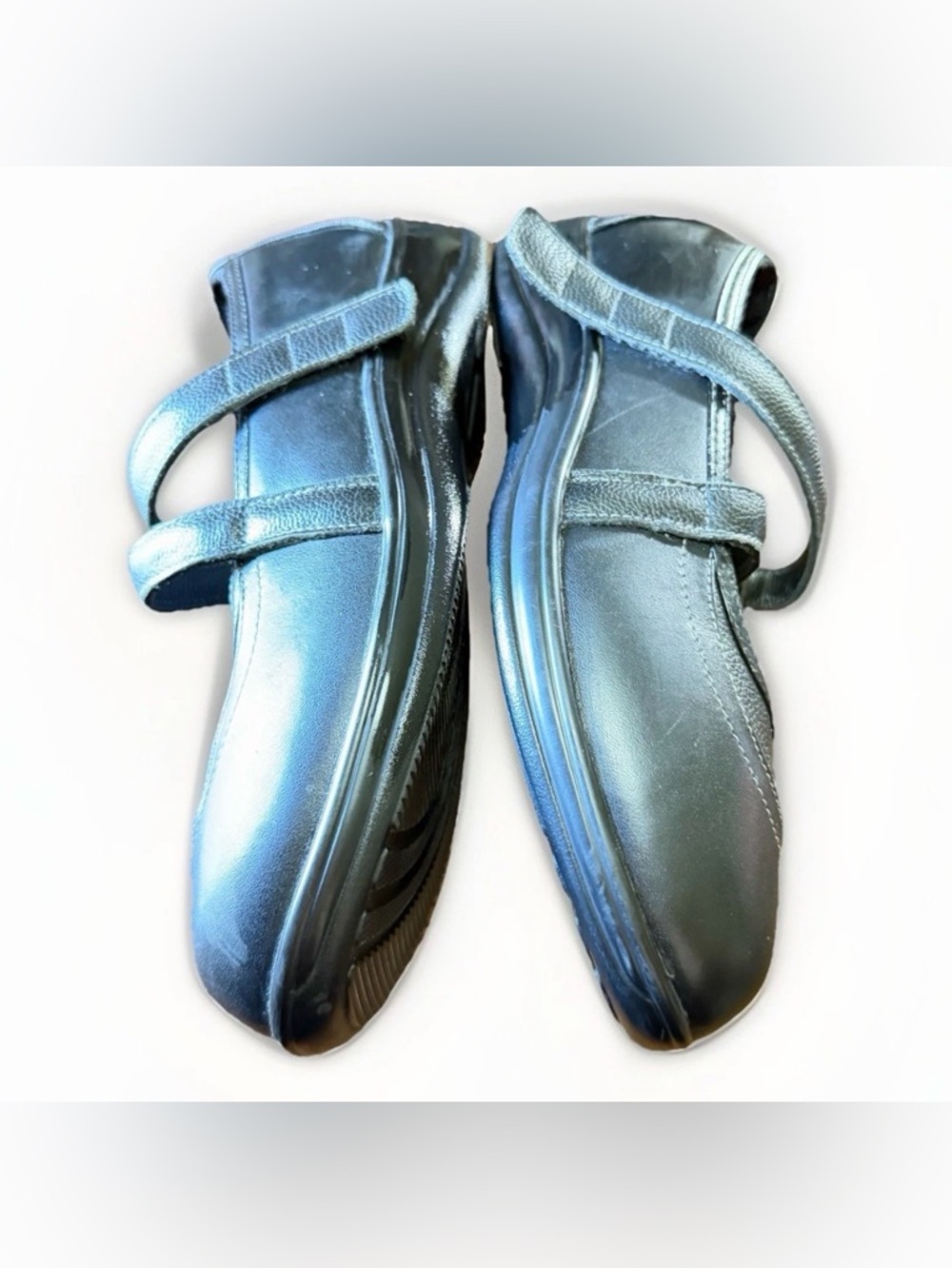 Orthofeet Women’s Celina Mary Jane Black Leather Orthopedic Shoe 9 Extra Wide‎ - Picture 5 of 8